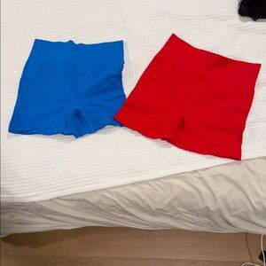 shein biker shorts with scrunch